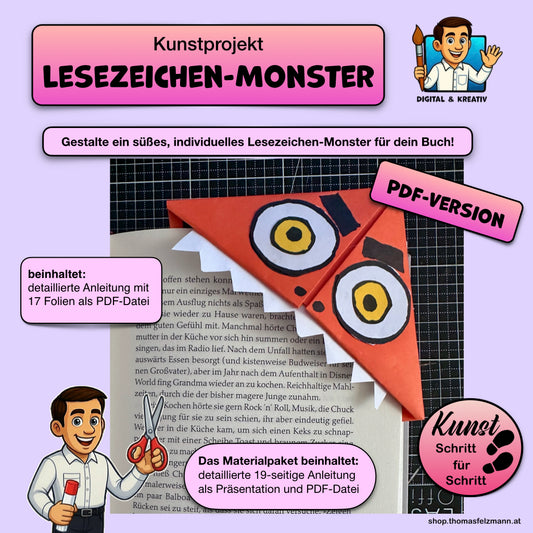 Lesezeichen-Monster – Titelbild