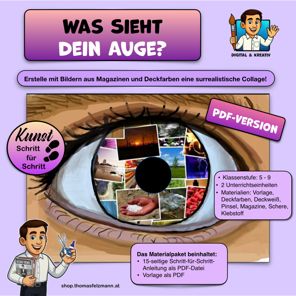 Kunstprojekt „Was sieht dein Auge?“ – Titelbild