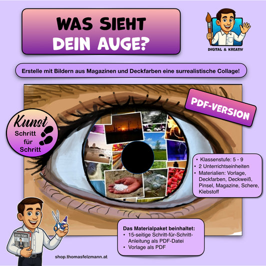 Kunstprojekt „Was sieht dein Auge?“ – Titelbild