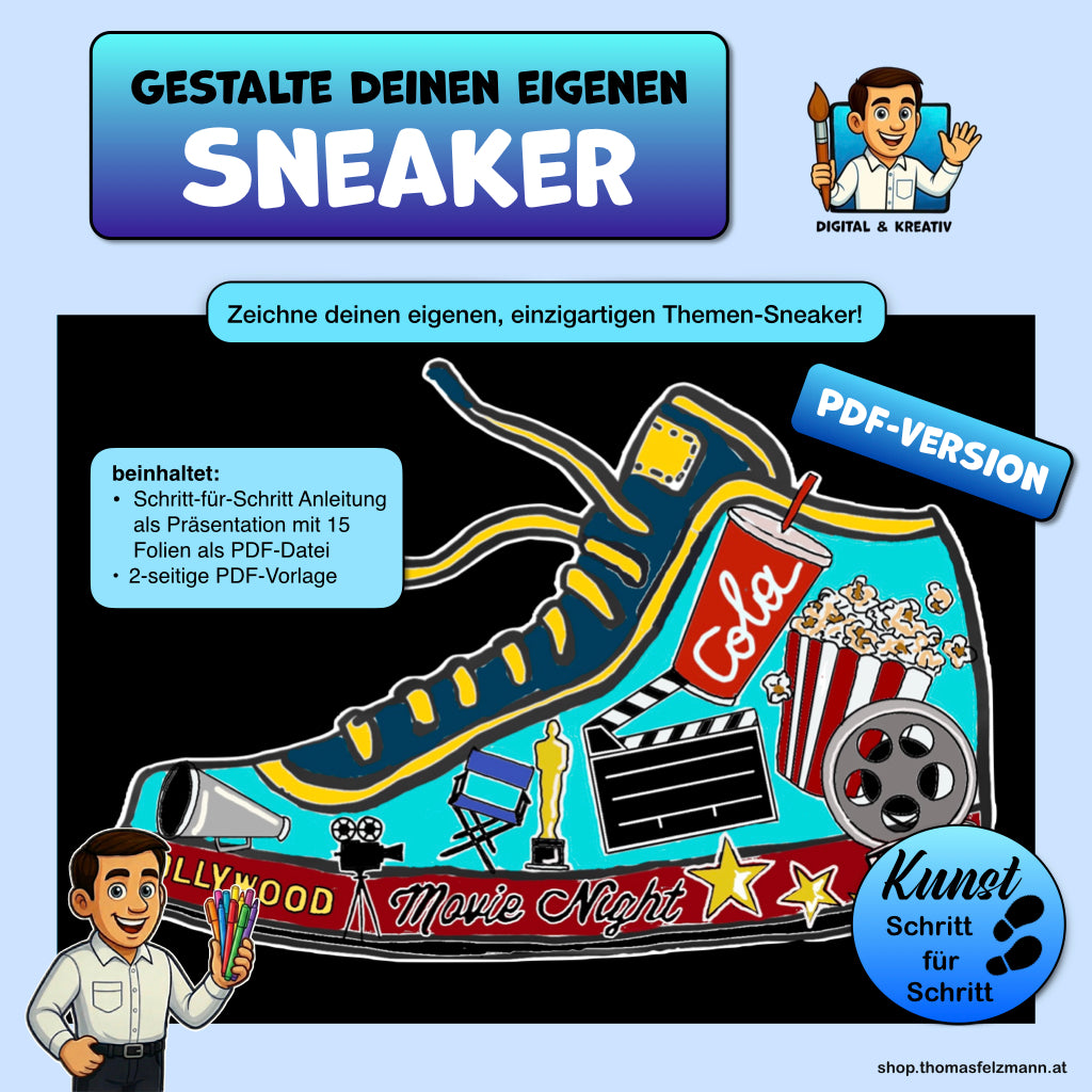 Sneaker Design Kunstprojekt – Titelbild