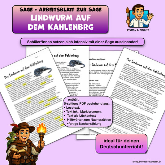 Der Lindwurm auf dem Kahlenberg – Titelbild