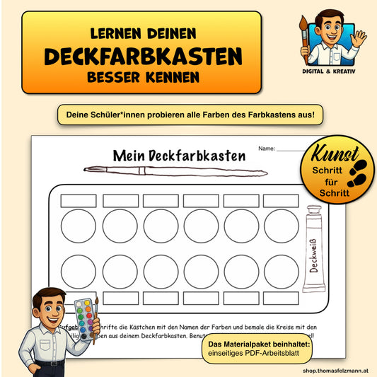 Mein Deckfarbkasten – Titelbild