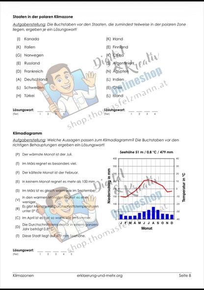 polare Zone und Diagramm Seite 4 polare Zone