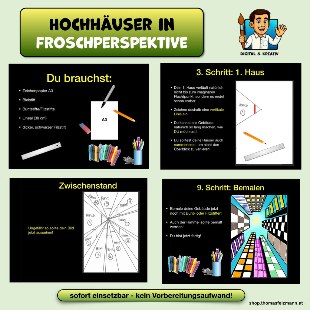 5 Kunst-Bestseller im Bundle: kreative Projekte für die Sekundarstufe