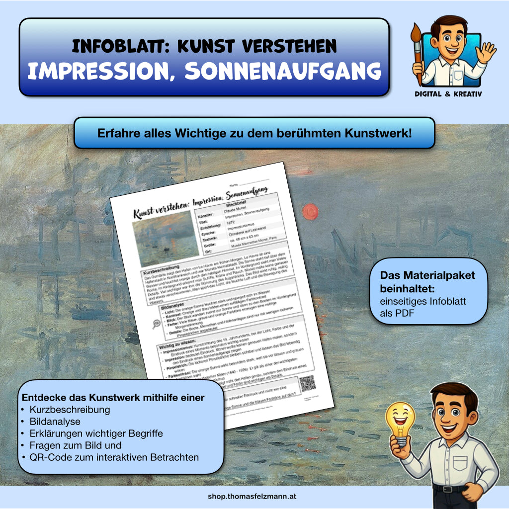 Kunst verstehen – Kunstepochen Bundle | 8 Infoblätter zur Kunstgeschichte