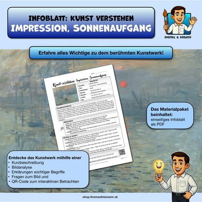 Kunst verstehen – Kunstepochen Bundle | 8 Infoblätter zur Kunstgeschichte