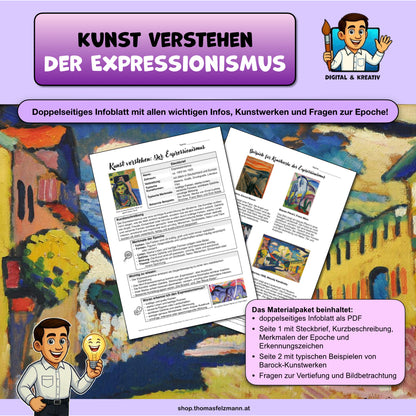 Kunst verstehen – Kunstepochen Bundle | 8 Infoblätter zur Kunstgeschichte