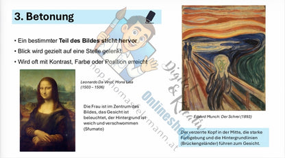Die 7 Prinzipien der Kunst – Infopräsentation mit Beispielen aus der Kunstgeschichte