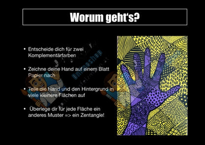 Namens-Alien mit Symmetrie – PDF-Anleitung