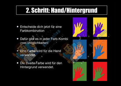 Namens-Alien mit Symmetrie – PDF-Anleitung