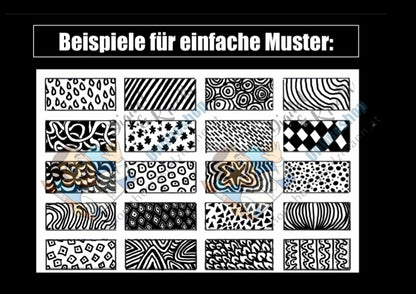 Namens-Alien mit Symmetrie – PDF-Anleitung