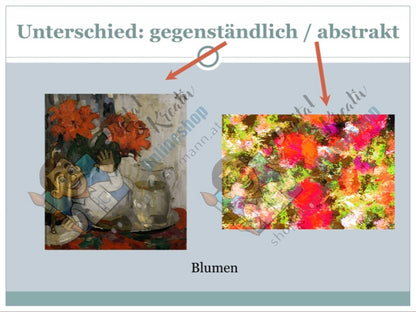 Abstraktes Kunstwerk nach Mondrian Kunstprojekt (15 Seiten) | PowerPoint + PDF