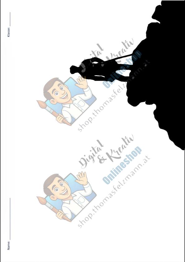 Wo ist dein Wanderer? | Kunst in 30 Minuten | Sofortdruck-Version für den Kunstunterricht (PDF)