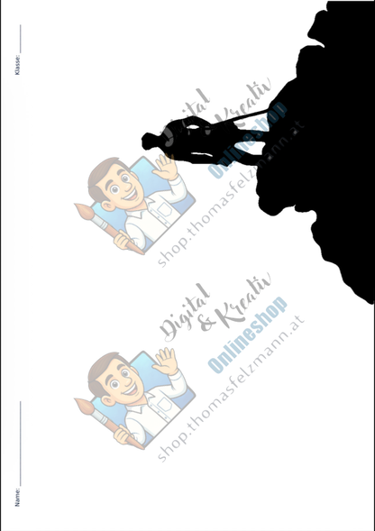 Wo ist dein Wanderer? | Kunst in 30 Minuten | Sofortdruck-Version für den Kunstunterricht (PDF)