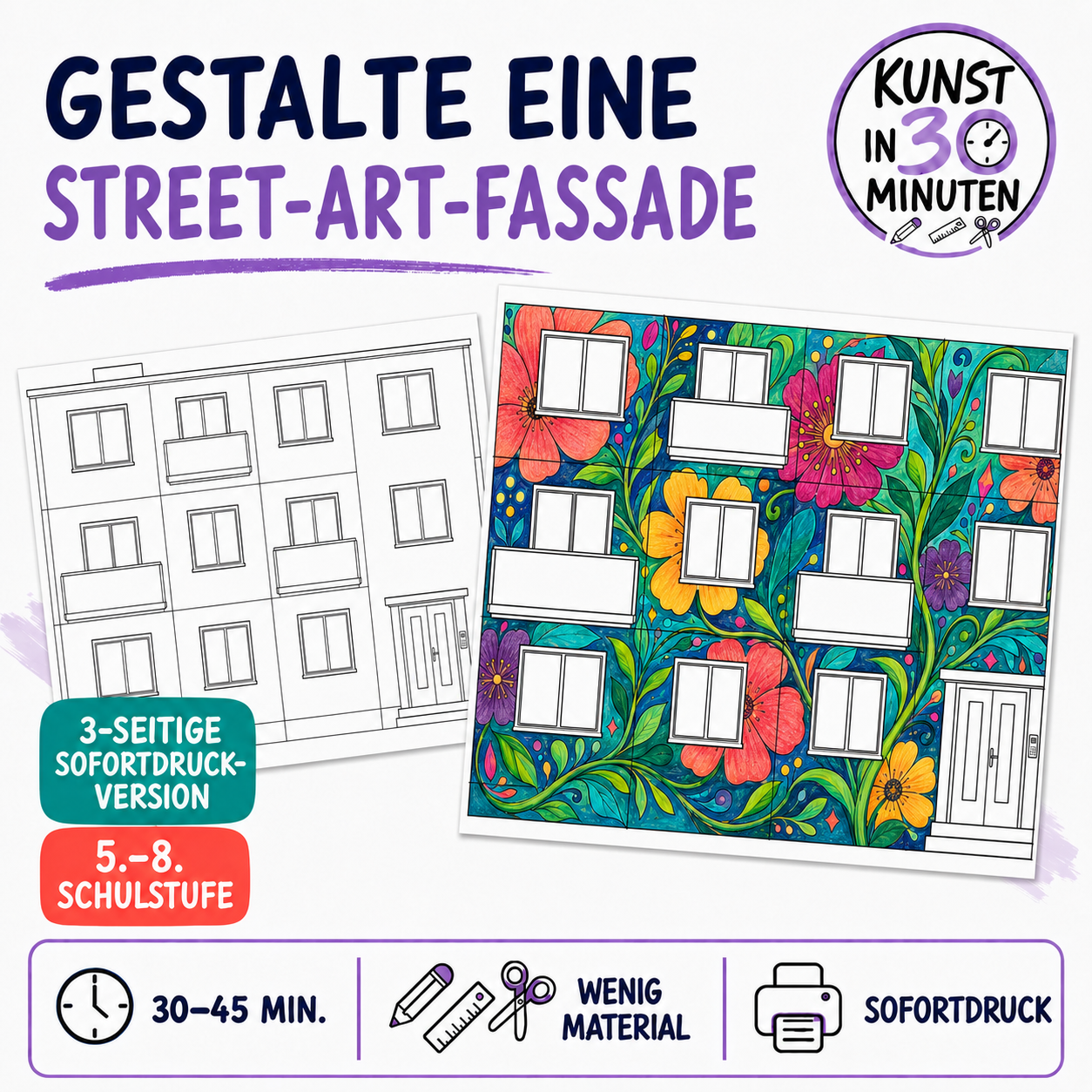 Street-Art-Fassade gestalten – Kunst in 30 Minuten