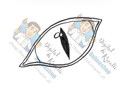 Drachenauge mit Ölkreiden – Kunst in 30 Minuten