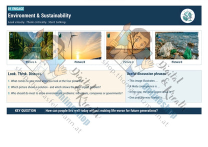Environment & Sustainability – Englisch-Themenheft B2 für die Sekundarstufe II