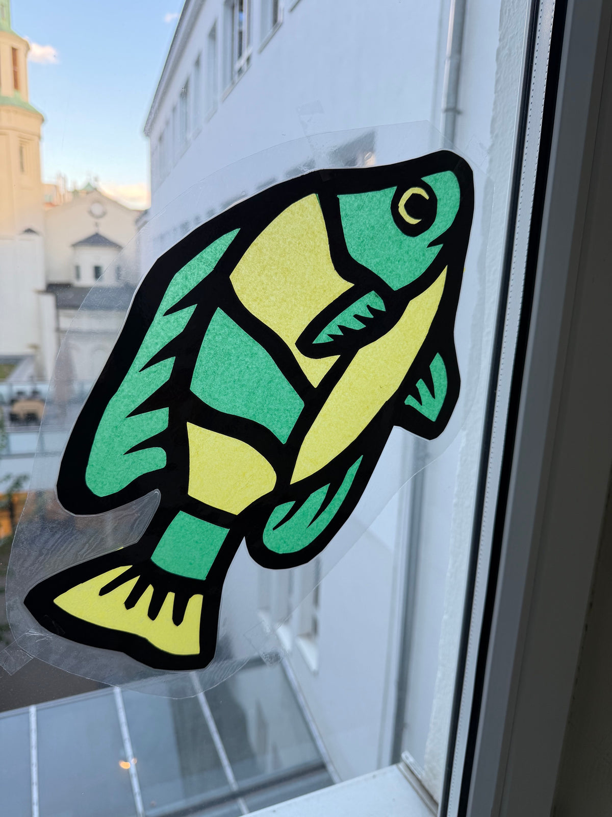 Fisch-Fensterbilder aus Seidenpapier: Schritt-für-Schritt-Anleitung inkl. 6 Vorlagen (PowerPoint und PDF, 14 Seiten)