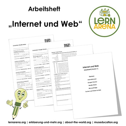 Internet und Web Arbeitsheft Level 3 (schwierig) | 22 Seiten | PDF | inkl. Lösungen – Titelbild