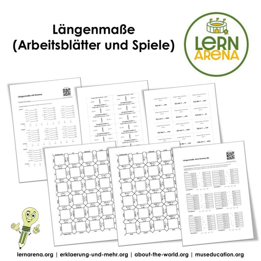 Längenmaße umwandeln mit Komma | Arbeitsheft (102 Seiten inkl. Lösungen) – Titelbild