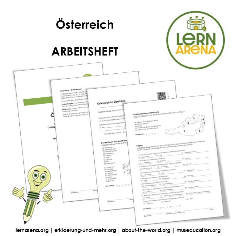 Arbeitsheft - Österreich (40-seitiges PDF)