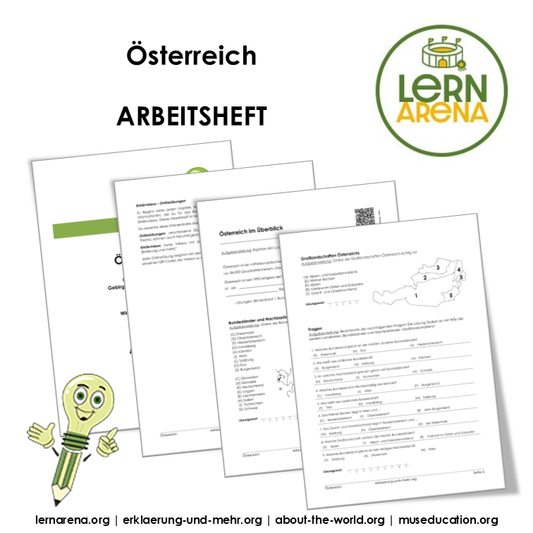 Arbeitsheft - Österreich (40-seitiges PDF)