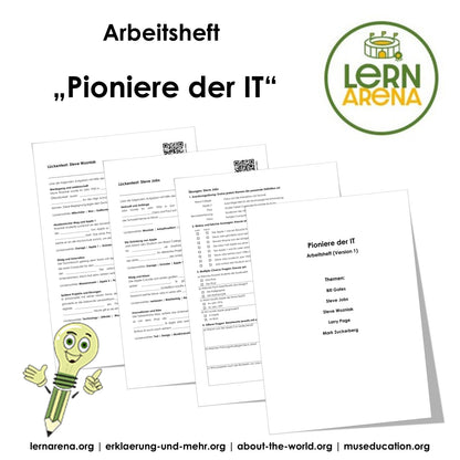 Pioniere der IT Arbeitsheft Level 3 schwer | 11 Seiten | PDF