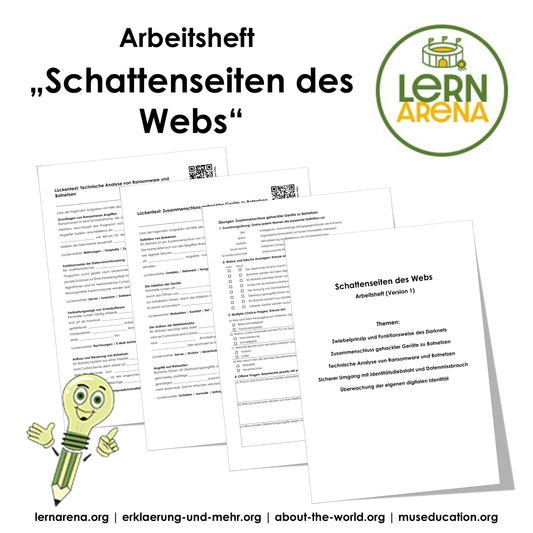 Schattenseiten des Webs Arbeitsheft Level 1 leicht | 11 Seiten | PDF