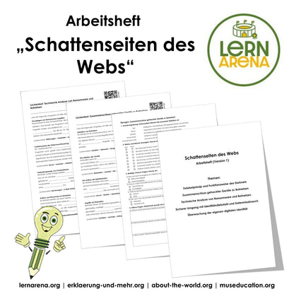 Schattenseiten des Webs Arbeitsheft Level 2 mittel | 11 Seiten | PDF