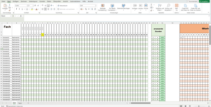 Notenberechnung leicht gemacht Excel-Datei 5 Noten (Ö-Version)