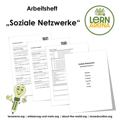 Digitale Gesellschaft Arbeitsheft Level 3 schwer | 22 Seiten | PDF