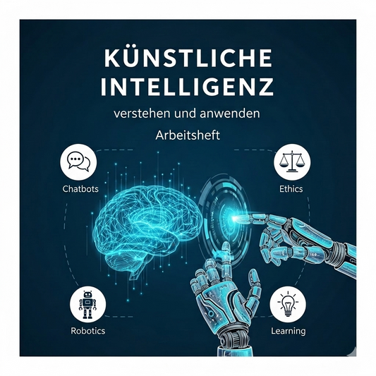 Künstliche Intelligenz verstehen und anwenden, Arbeitsheft mit 23 Seiten plus 4 Seiten Lösungen
