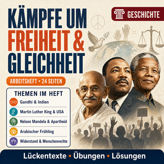 Kämpfe um Freiheit und Gleichheit – 24-seitiges Arbeitsheft (PDF)