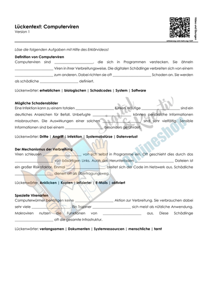 Datenschutz & Sicherheit – 6 Unterrichtsmaterialien im Bundle