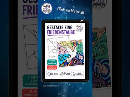 Kunst in 30 Minuten – Komplettpaket mit 20 schnellen Kunstprojekten