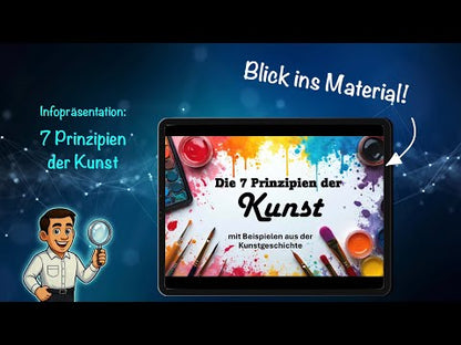 Die 7 Prinzipien der Kunst – Infopräsentation mit Beispielen aus der Kunstgeschichte