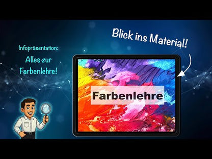 Farbenlehre Blick ins Material Infopräsentation