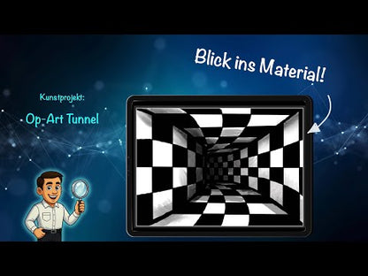 Op-Art Tunnel Video-Anleitung – Schritt-für-Schritt Tutorial zum Erstellen optischer Täuschungen mit Perspektive